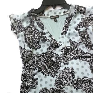 Express | Floral Light Blue Blouse